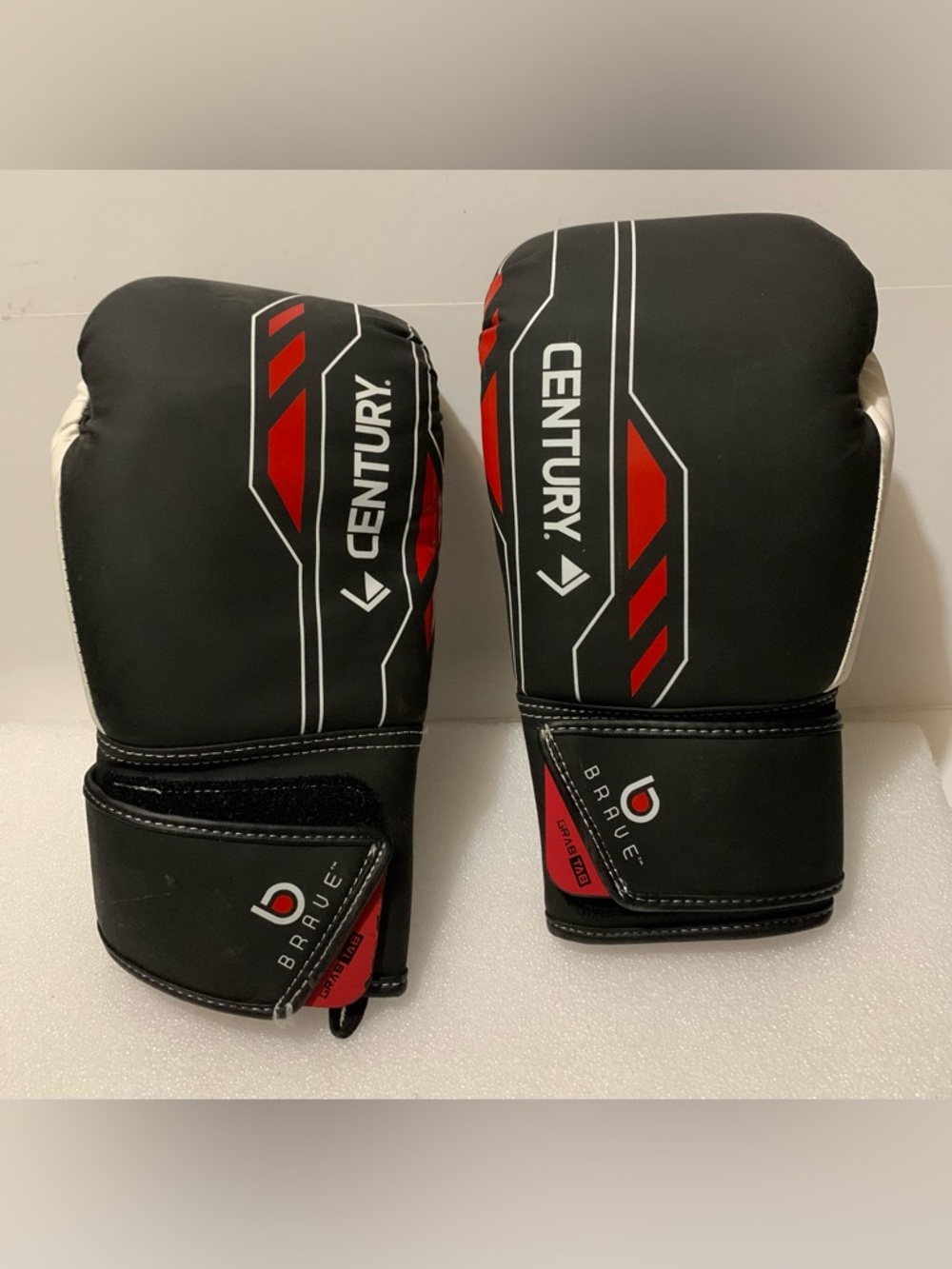 Century Brave Boxing Gloves - Black & Red